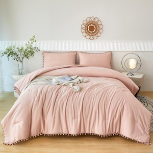 5 Pieces Comforter Set Ultra Soft Lightweight Bedding Set - 1 of 4