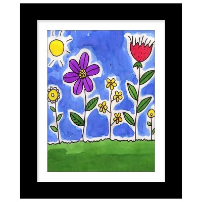 Kids Art Frame - Front Opening Wall Display For Artworks - Black : Target