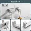 4-Piece Bathroom Hardware Set Brushed Nickel Towel Bar Set Premium Stainless Steel Bath Towel Holder Sets Towel Racks Wall Mounted - 4 of 4