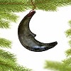 Slickblue 3" Handcrafted Steel Moon – Elegant Tree Ornament for Adding a Touch of Night Sky to Your Holidays - 2 of 3