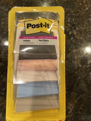 Post-it Super Sticky Waterfall Notes - 5 Colours