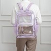 MKF Collection Cleo Clear PVC Backpack for Women Transparent Bag by Mia K - 4 of 4