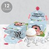 Big Dot of Happiness Girl Farm Animals - Treat Box Party Favors - Pink Barnyard Baby Shower or Birthday Party Goodie Gable Boxes - Set of 12 - 3 of 4