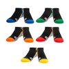 Basix, Kids Ankle Sock Low Profile Cotton Comfort Cushion Fit 5 Pack, 4-10 Years - 2 of 4