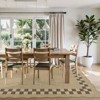 Lahome Diamond Double Frame Diagonal Faux Jute Rectangular Indoor Outdoor Area Rug - 4 of 4