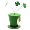 Bethany Lowe 8.5 Inch Luck O' The Irish Hat Shamrock Clover Figurines - 2 of 3