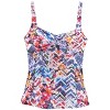 Women's Floral Mix Underwire Tankini Swimsuit Top - LASCANA - 4 of 4