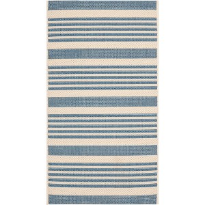 Courtyard CY6062 UV & Stain Resistant Non-Shedding Power Loomed Indoor/Outdoor Rugs - Safavieh - 1 of 4