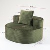 Hrinhom 44.9"W Compressed Moon Bay Sofa,No Assembly - 2 of 4