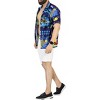 HAPPY BAY Men's Hawaiian Shirts Short Sleeve Button Down Shirt Mens Casual Shirts Holiday Tropical Beach Summer Party Shirts Funny - 2 of 4