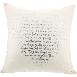 Pavilion Gift Company - Forever in our Hearts - 18" Pillow - Throw Pillows - 1 of 4