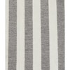 Saro Lifestyle Striped Tassel Runner, Black/White, 16" x 72" - 3 of 4