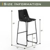 Dovelina 29" Modern PU Leather Barstool Counter Stool Set of 2 - 4 of 4