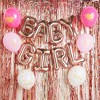 Blue Panda 44 Pcs Baby Shower Party Balloons Decorations, Pink, White, Rose Gold, 16 in - 2 of 4