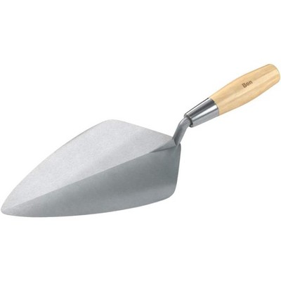 Bon Tool 72-612 Brick Trowel Forged 11-inch Wide London Wood Handle