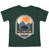 The Juniper Shop Yellowstone National Park Badge Toddler Short Sleeve Tee - 2 of 4