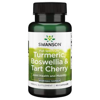 Swanson Herbal Supplements Full Spectrum Turmeric, Boswellia & Tart Cherry Capsule 60ct