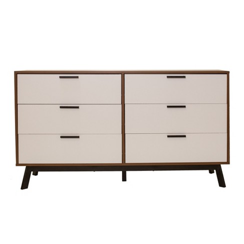 Aspen 6 Drawer Dresser Vintage Reddish Brown Loft 607 Target
