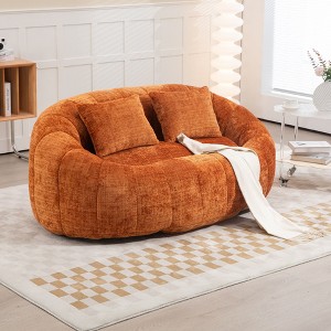 CAVINAS Lazy Loveseat Sofa Bean Bag Chair Couch Accent Floor Soft with Comfort Lounger High Back for Living Room - 1 of 4