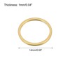 Unique Bargains Round Hollow Open Bezel Linking Ring for Jewelry Making 20 Pcs - 2 of 4