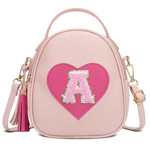 Generic Purse for Girls Cute Little Girl Crossbody Bag Heart Kids Small Backpack - 1 of 4