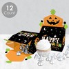 Big Dot of Happiness Jack-O'-Lantern Halloween - Treat Box Party Favors - Kids Halloween Party Goodie Gable Boxes - Set of 12 - 3 of 4