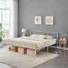 Metal Bed Frame with Headboard and Footboard, 12'' Storage Space - Heavy Duty Steel Slats Support, Noise-Free & Easy Assembly - 3 of 4