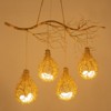 YIYIBYUS 8-Light Gold Creative Bird Nest Chandelier for Living Rooms Dining Room - 2 of 4