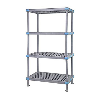 Quantum Storage Systems Millenia Shelving Unit, 42"W X 18"D X 74"H, 2000 Lbs Load Capacity