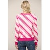 Women's Merry Everything Glitter Striped Sweater - Fate - 2 of 3