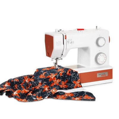Bernette b05 Crafter White and Orange Mechanical Sewing Machine