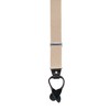 CTM Men's 1.375 Inch Wide Solid Color Y-Back Button-End Suspenders - 3 of 4