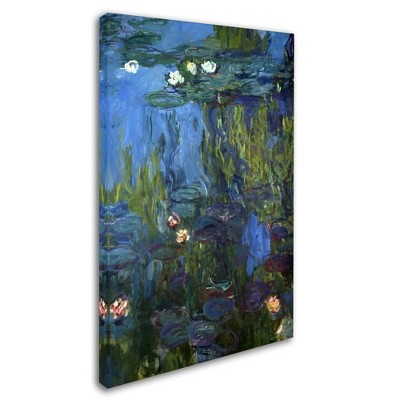 Trademark Fine Art -Claude Monet 'Nympheas 1914-17' Canvas Art