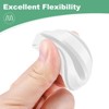 Unique Bargains Silicone Waterproof Durable Shock Absorption Mechanical Fasteners White - 4 of 4