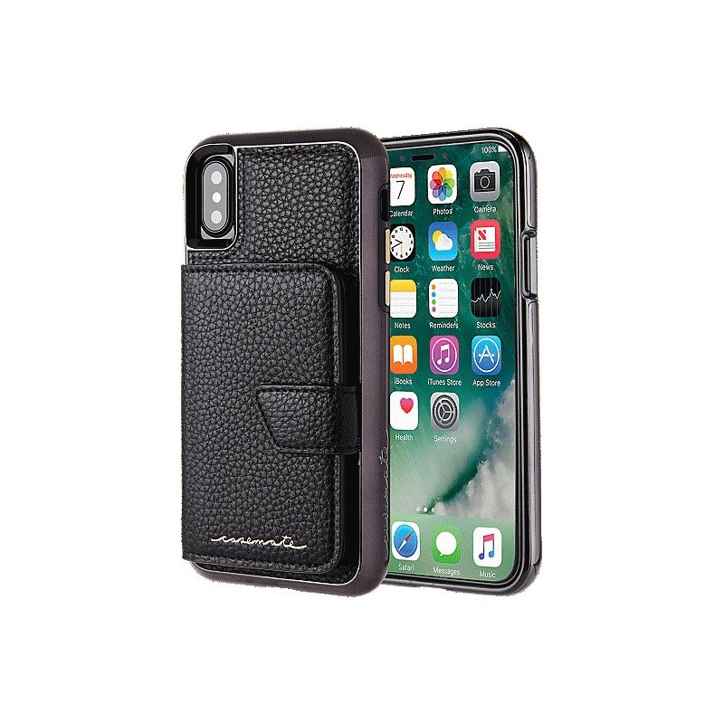 Case-Mate Compact Mirror Wallet Case for Apple iPhone X/XS - Black, 1 of 5