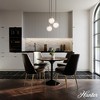 3-Light Hepburn Cased White Glass Round Pendant Cluster Ceiling Light - Hunter Fan - 2 of 4