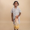 Makemake Organics Organic Shirt & Shorts Set - Blue Petunia , 4-5 Years - 3 of 4