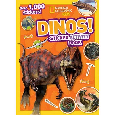 Dinos ( Ng Sticker Activity Books) (Paperback) by National Geographic Society (U.S.)