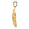 Black Bow Jewelry 14k Yellow Gold 20mm Textured Sea Star Pendant - 2 of 4