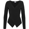 Women's Overlapping V-Neck Sweater - LASCANA - 2 of 4