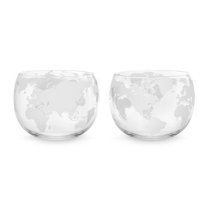 Final Touch Revolve Globe Glass - Set of 2 - 1 of 4