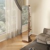 PAGED 65.7"x17.7" Full Length Mirror,Leaning Floor Full Body Mirror with Shelves for Storage,Suitable for Bedroom,Living Room,Cloakroom - 2 of 4