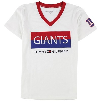 Tommy Hilfiger Womens New York Giants Embellished T-Shirt