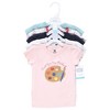 Hudson Baby Infant and Toddler Girl Short Sleeve T-Shirts, Creativity - image 2 of 4