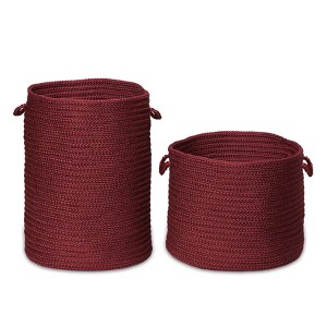 Colonial Mills Clean & Dirty Woven Hamper Set-2 - Corona 17"x17"x22" 19"x19"x15" - 1 of 3