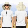 SUN CUBE Wide Brim Sun Hat with Neck Flap, UPF50+ Hiking Safari Fishing Hat for Womens, Sun Protection Beach Hat - 3 of 4
