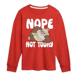 Boys' - Pokémon - Slaking Nope Not Today Long Sleeve Graphic T-Shirt - 1 of 4