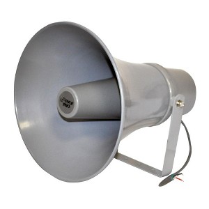 Pyle 11'' Indoor/Outdoor PA Horn Speaker with 70V Transformer - Grey (PHSP121T) - 1 of 4