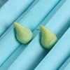 Women's Teardrop Hoop Earrings - Lime Green - 2 of 4