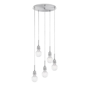 Toltec Lighting Edge 5 - Light Pendant in  Brushed Nickel - 1 of 1